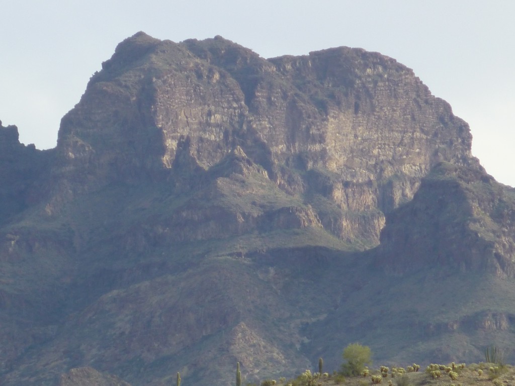 Looking southwest to Kino Peak