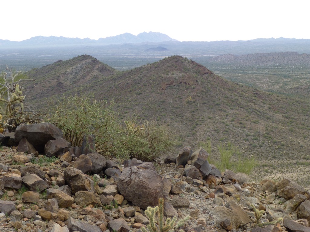 Peak 1756 as seen from the north