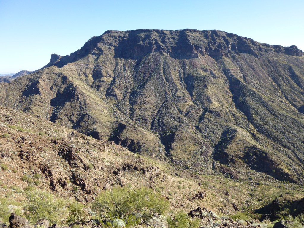 The west side of Growler Peak