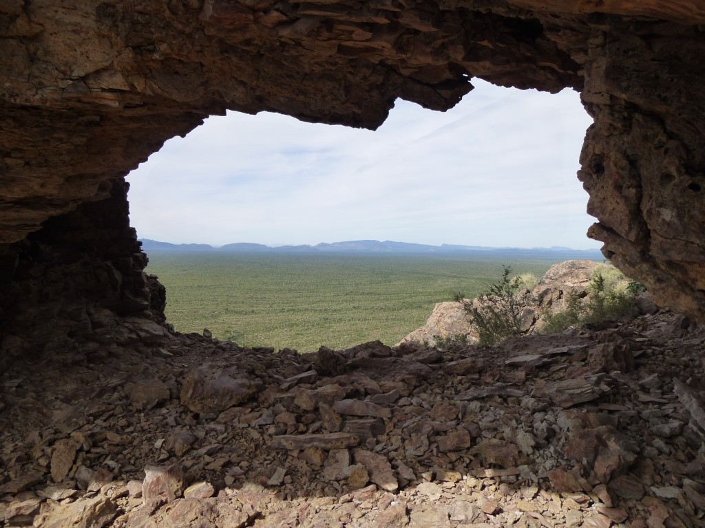 The keyhole, a crucial part of the route to the top