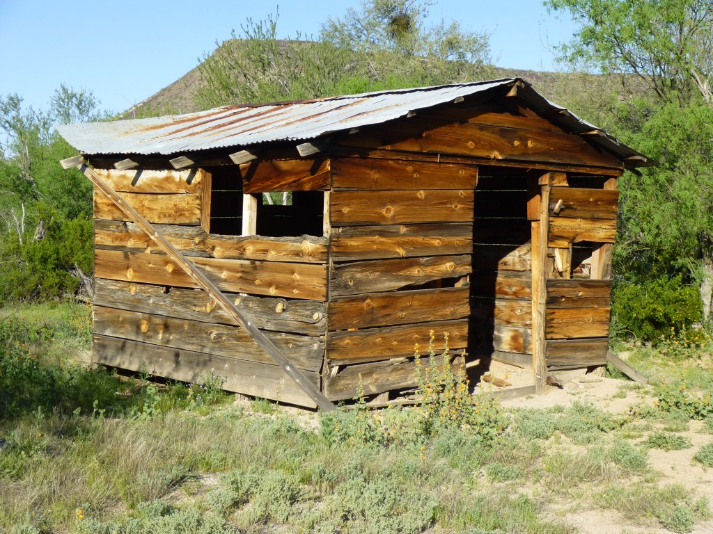 Old building at Bates Well