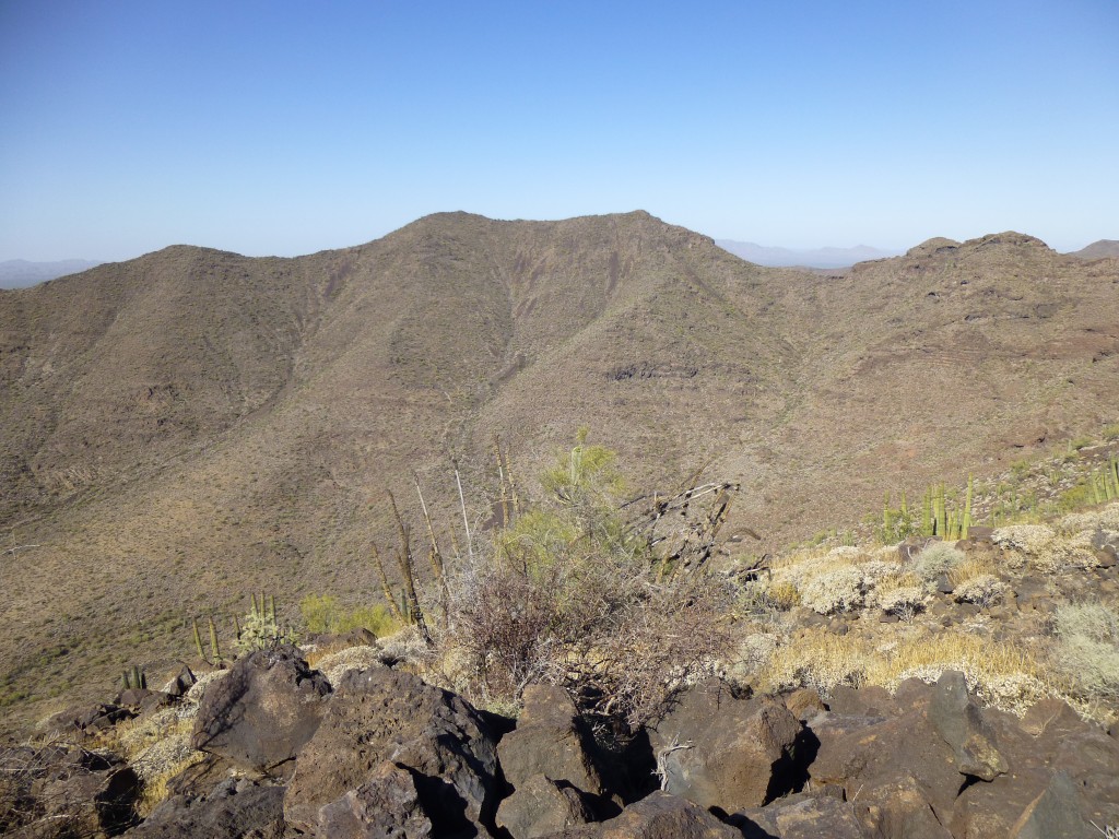 Southwest to Peak from the top of Peak 2867