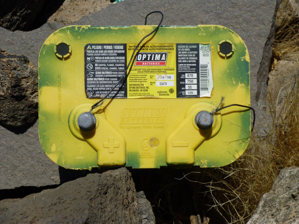 The battery on the summit of Peak 2974.