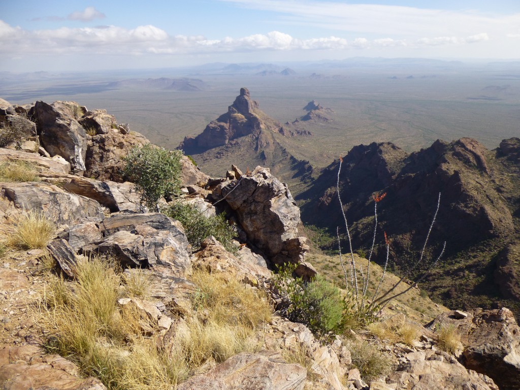 Looking north to Montezuma's Head