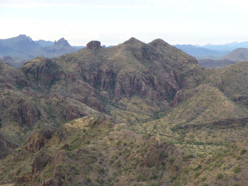 Looking south to Peak 2835