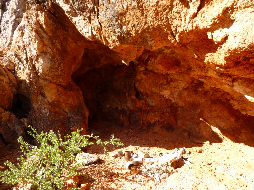 Caves used by smugglers
