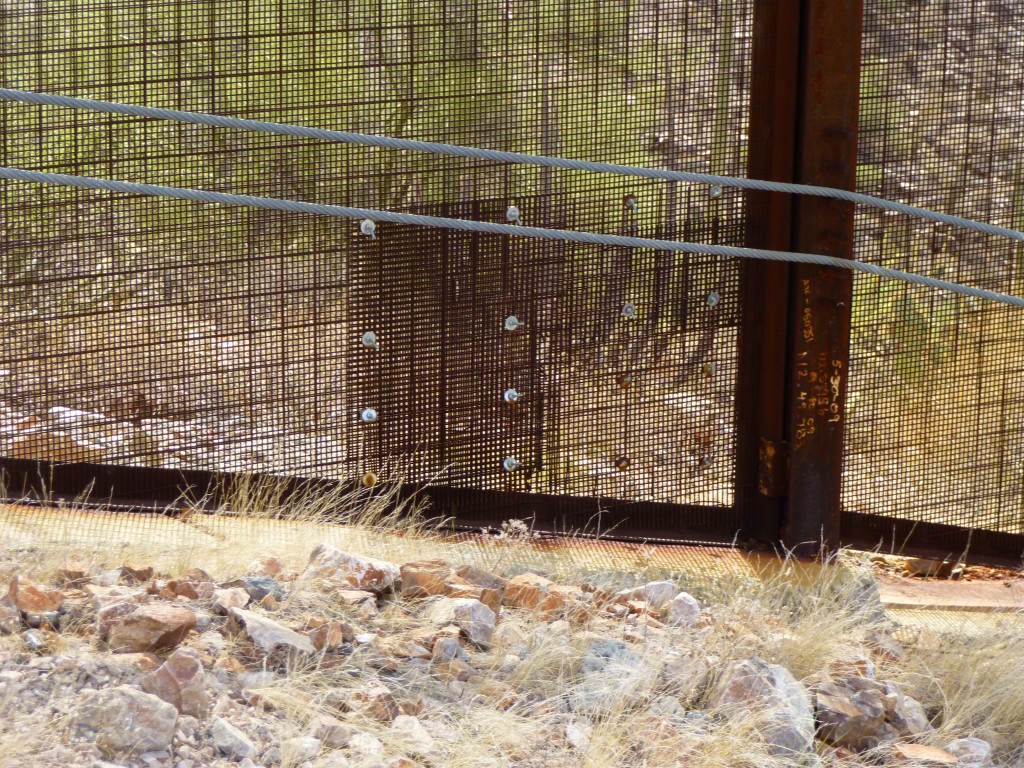 A patch in the border fence