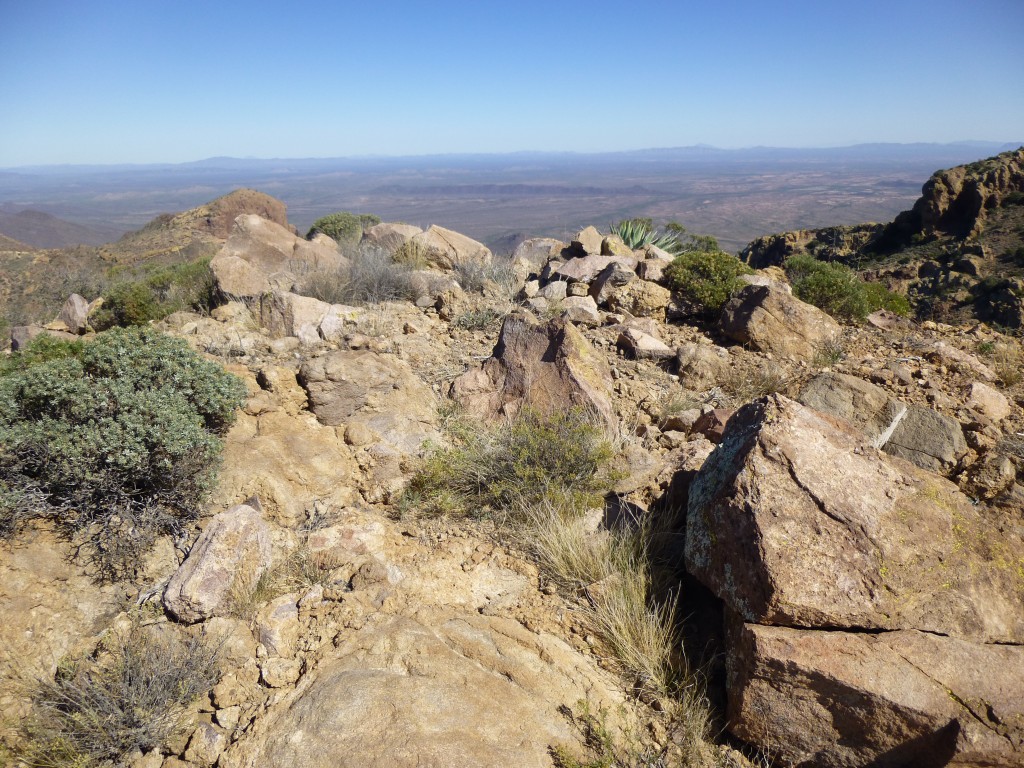 The summit of Peak 4740