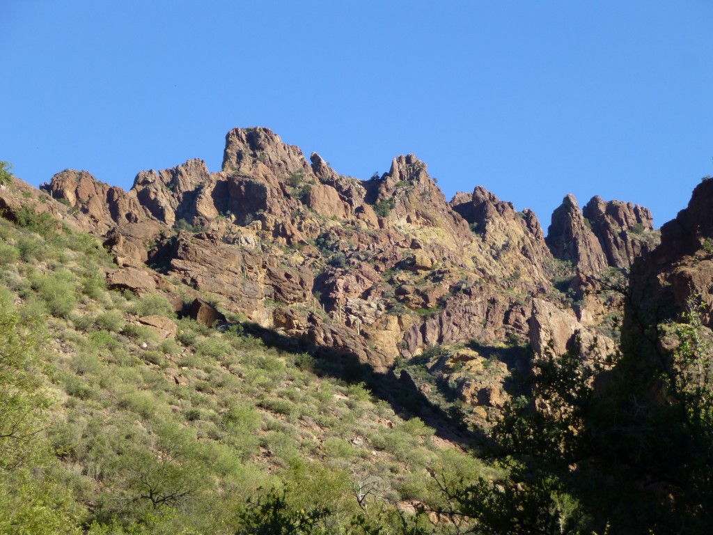 The ridge north of Mount Ajo