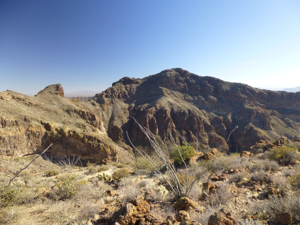 Diaz Peak, elevation 4,024'