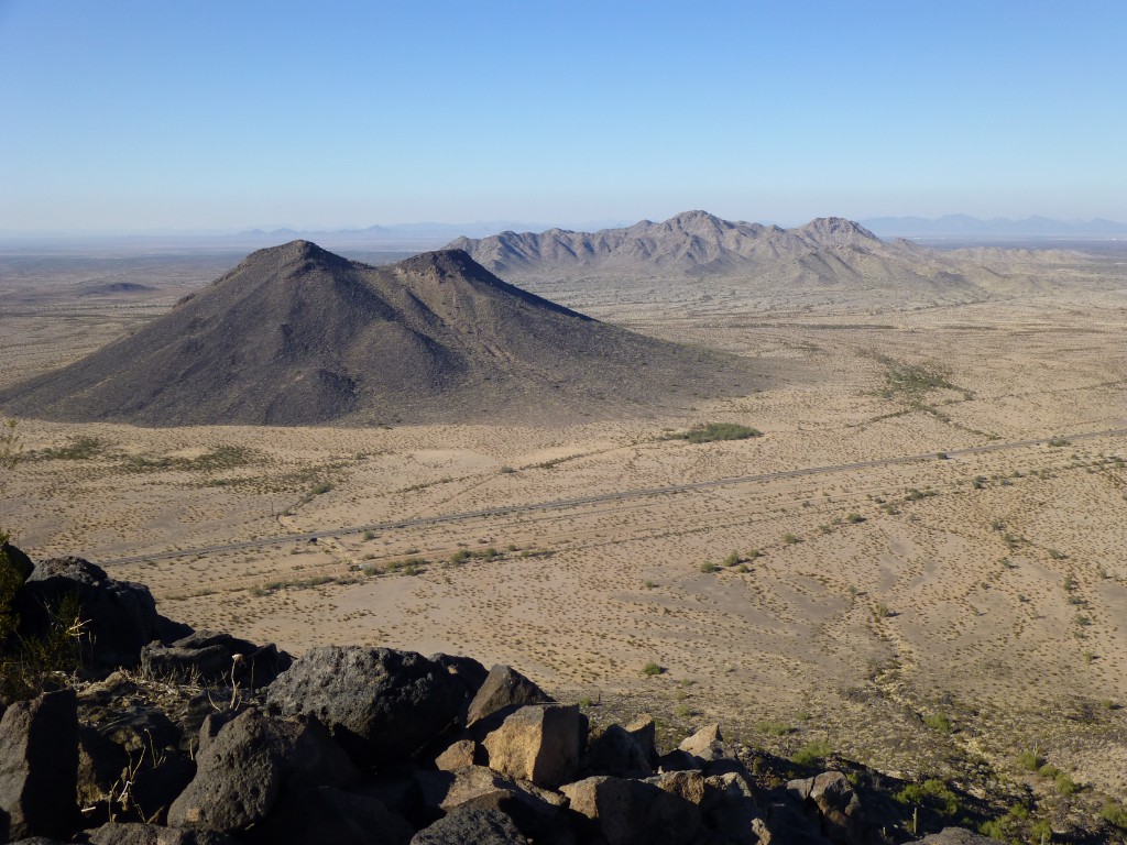 Looking northwest from Peak 1710