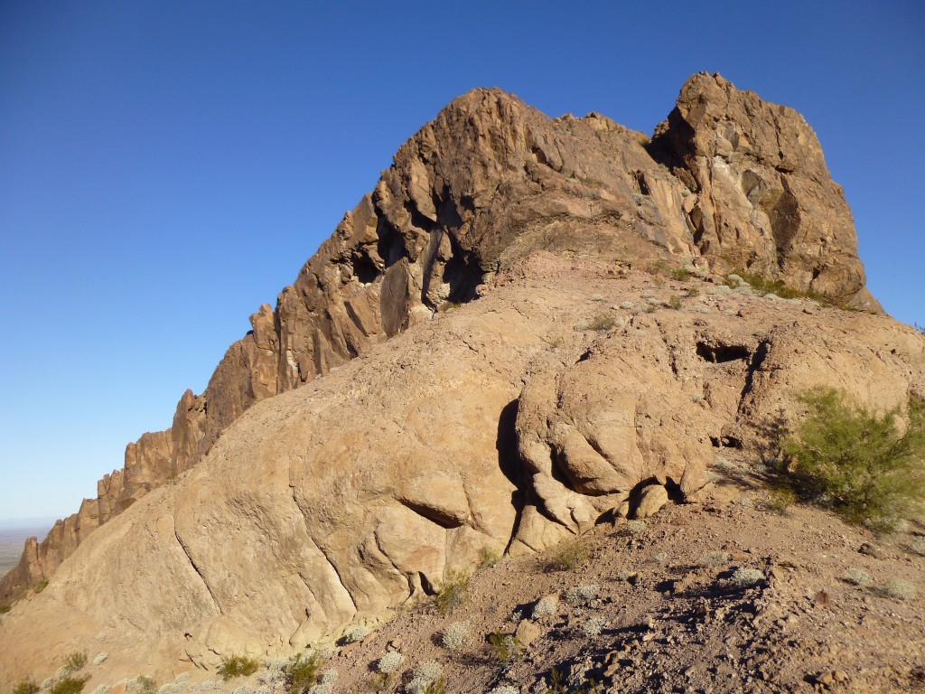 The summit of Peak 1715