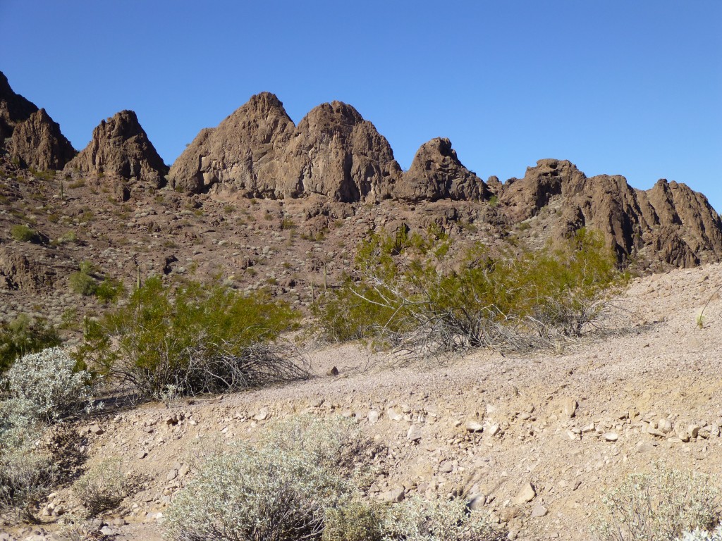 Pinnacles near Eagle Tank