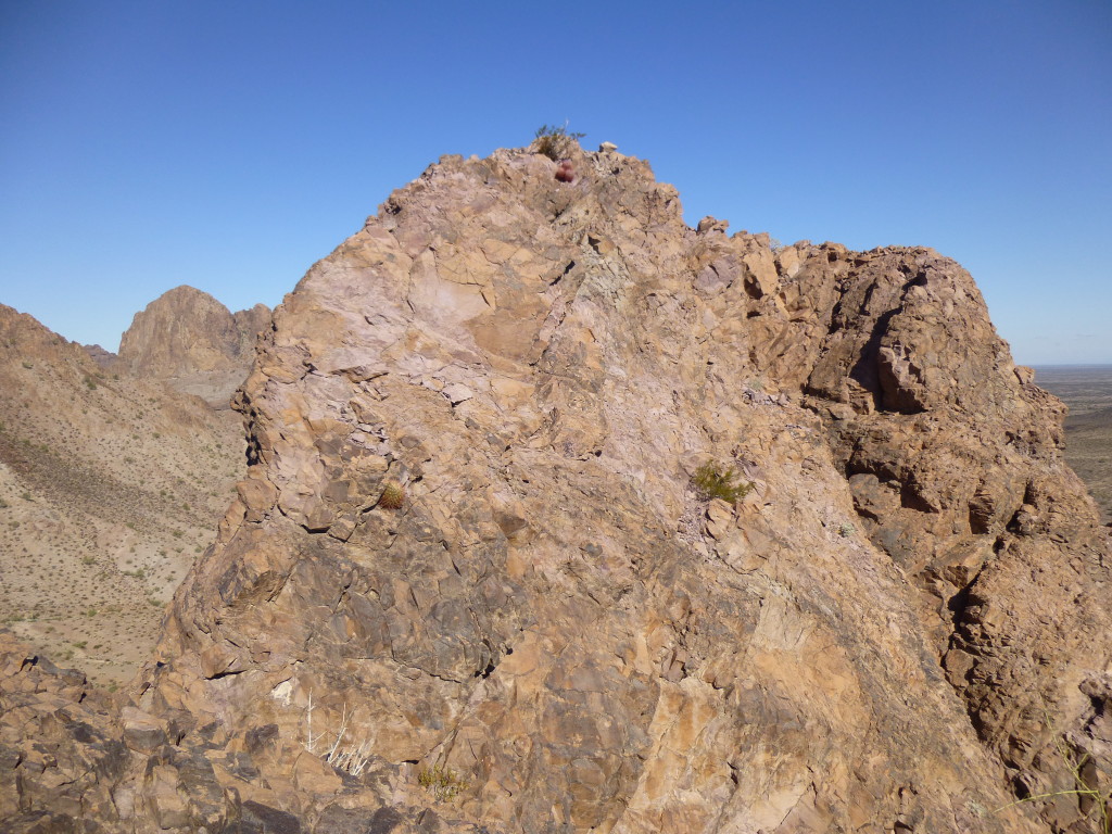 The wall defending the summit