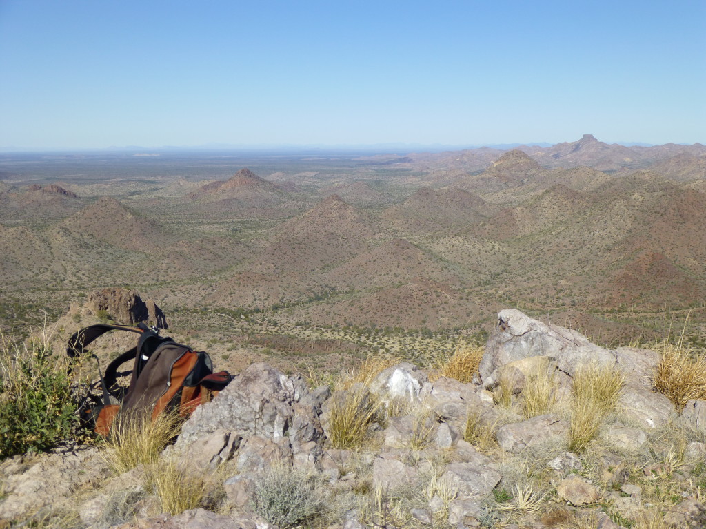 On the summit of Peak 2835