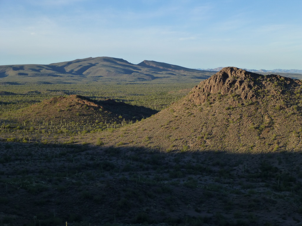 The view southwest from Peak 2340