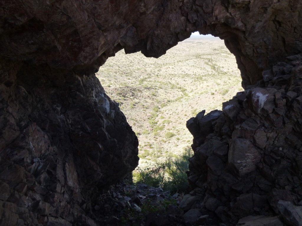 The window through the mountain