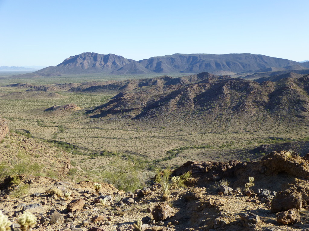 The view north to Lookout Mountain