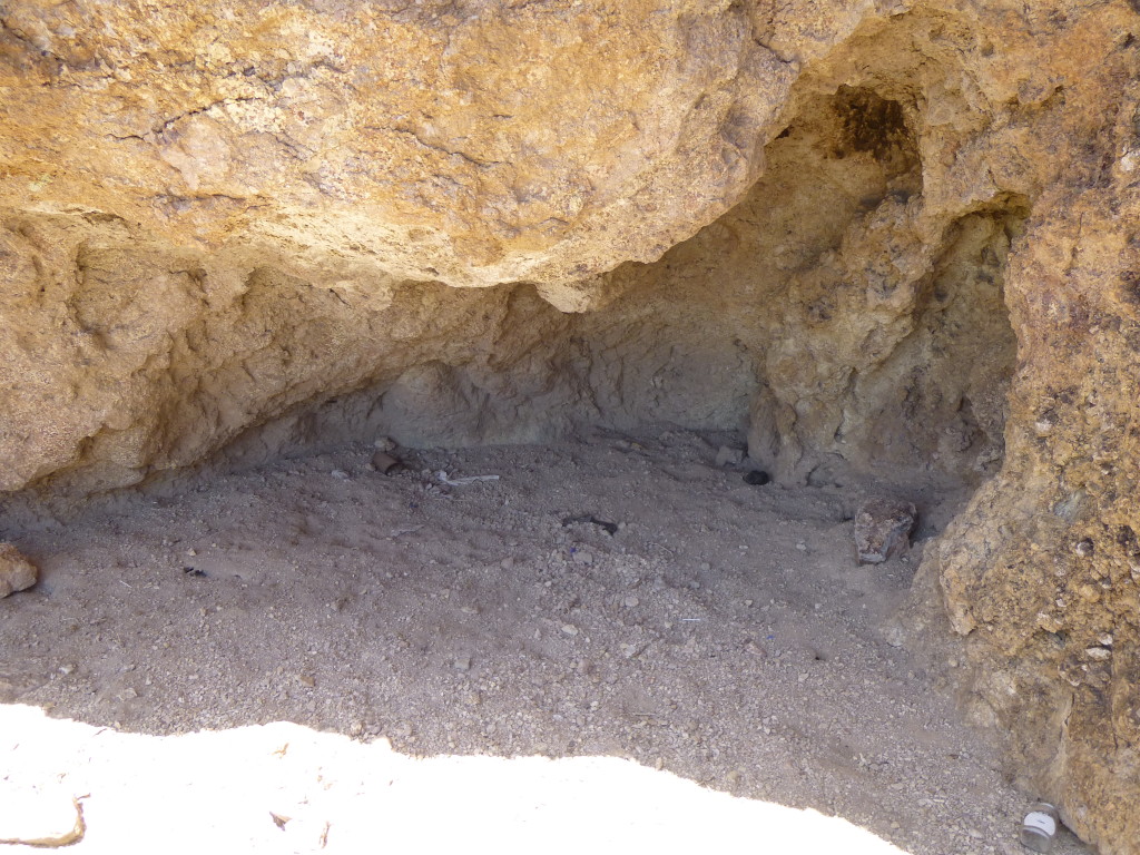 One of many caves.