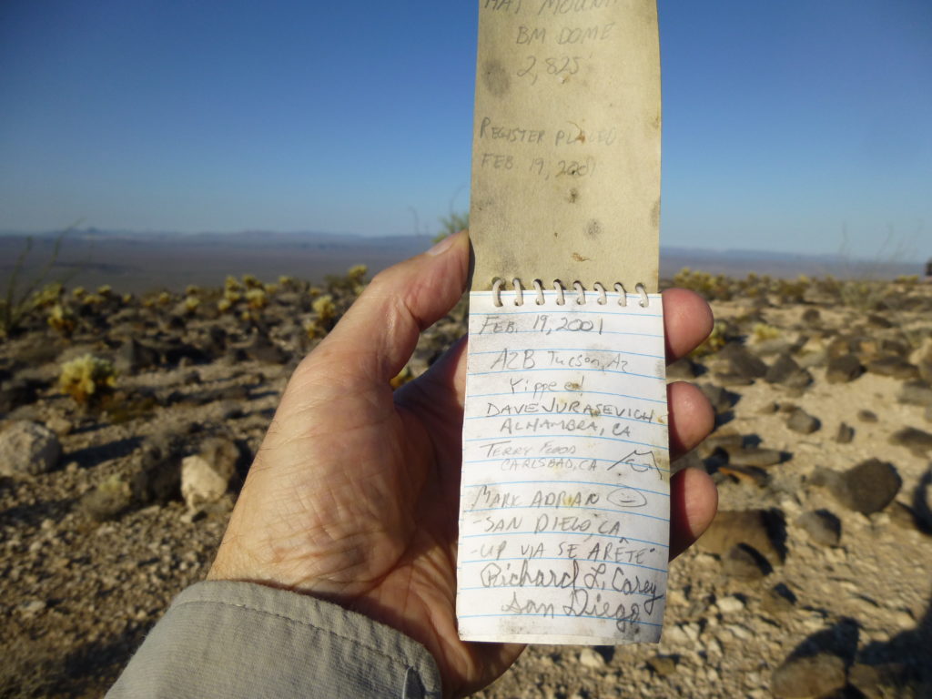 The summit register