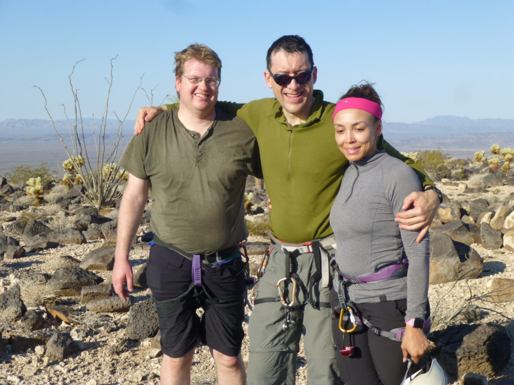 Andy on the left, John, Tamika