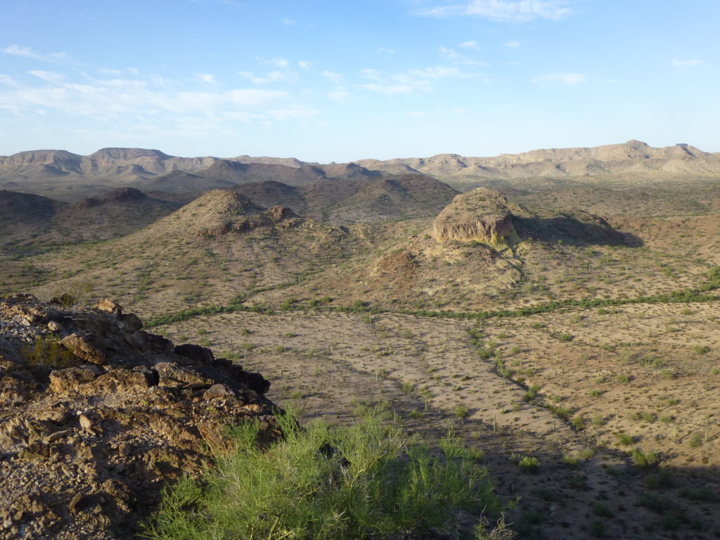 The view southwest from Peak 2782