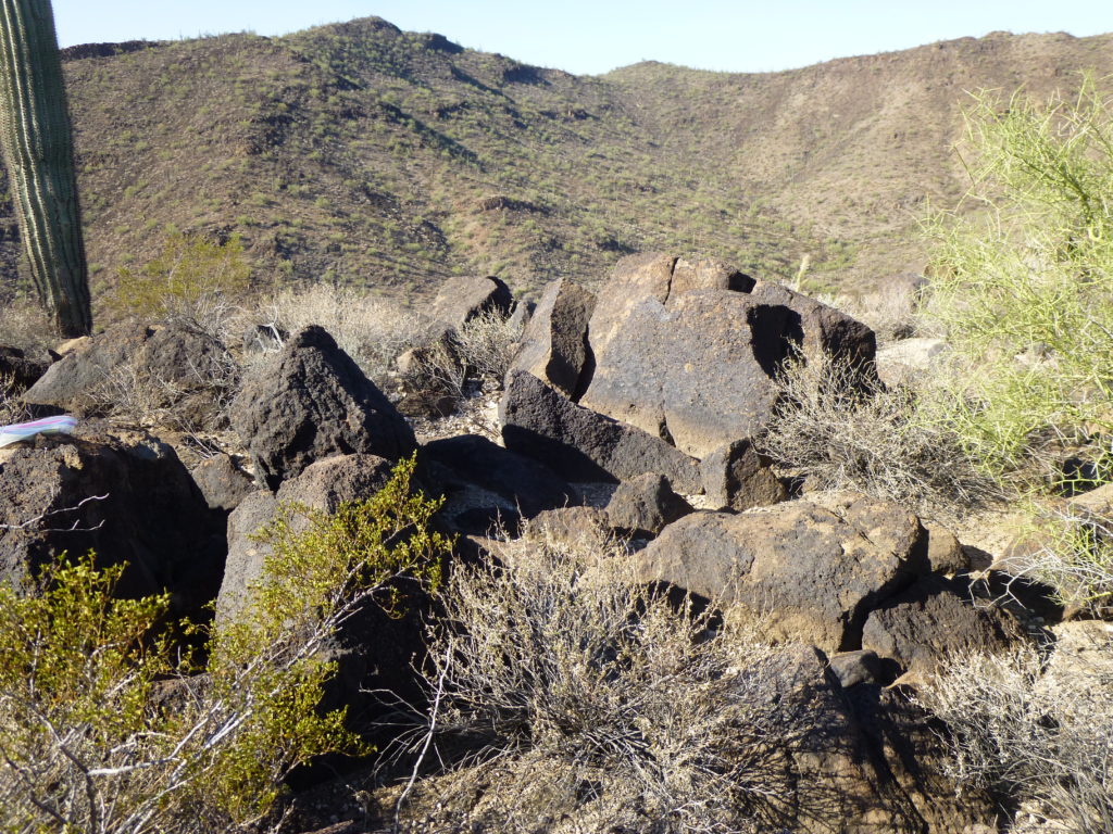 From the top of Peak 2422, looking west to Quail Benchmark