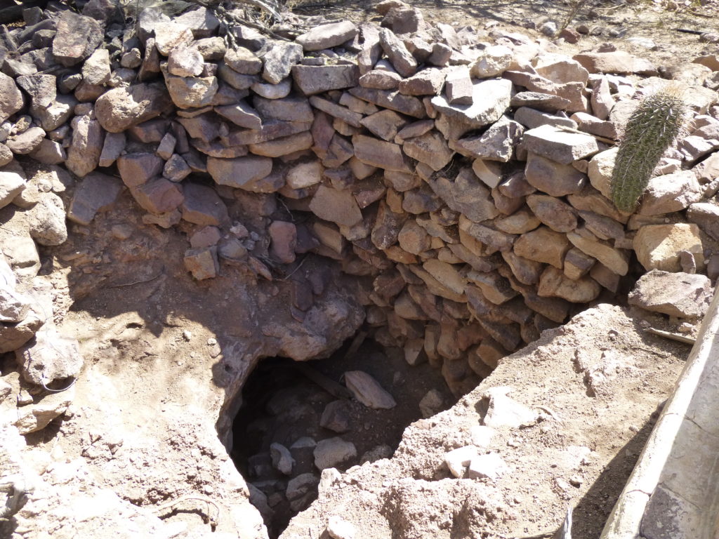 The old well, now dry.