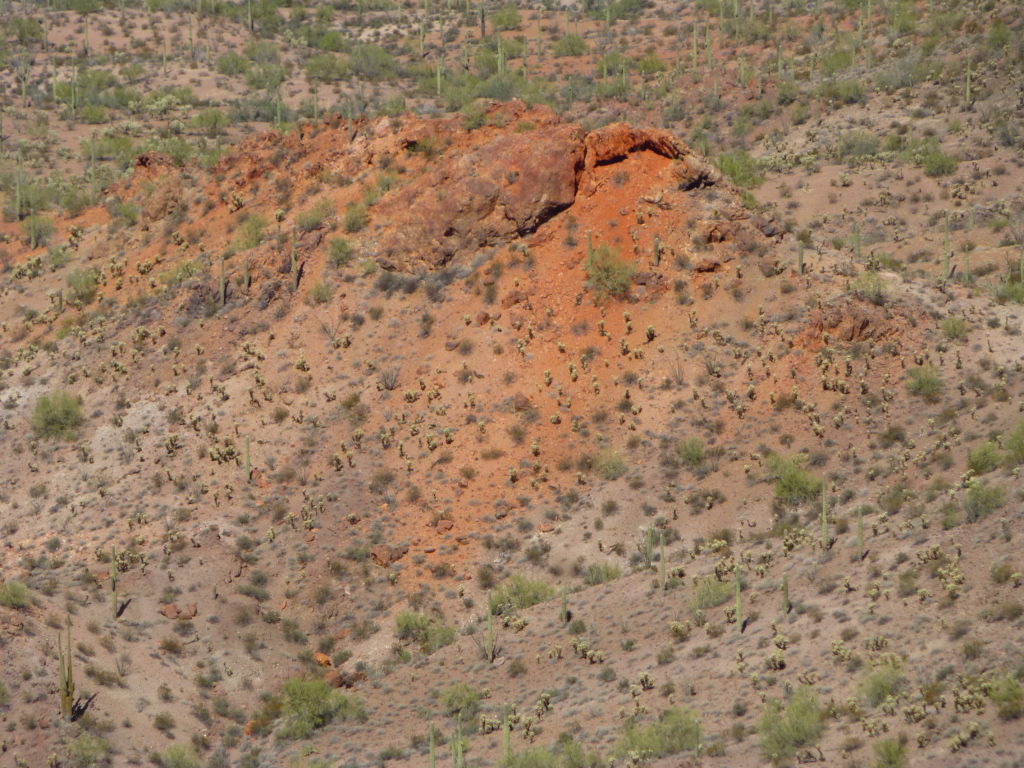 A painted bit of desert