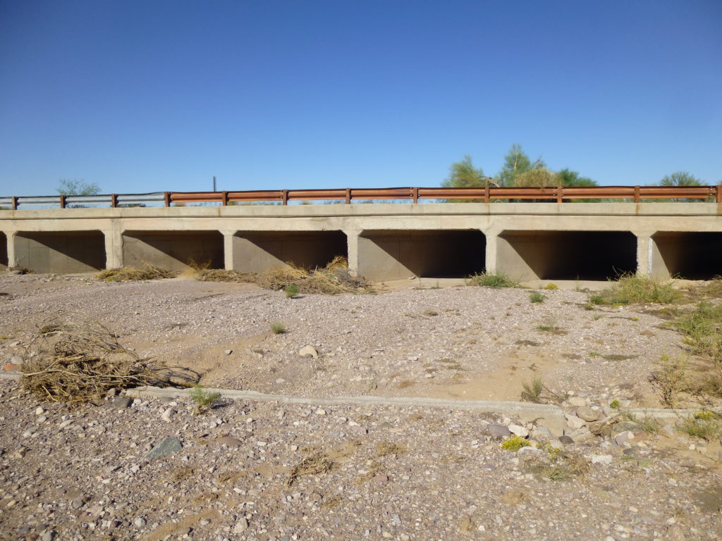 The bridge over Arizona Highway 85