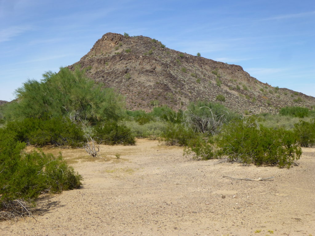 The virgin peak as seen from our cache