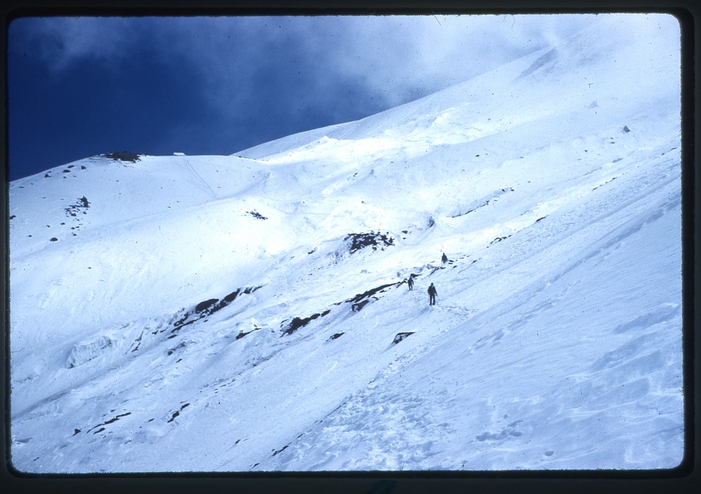 Popo on the descent