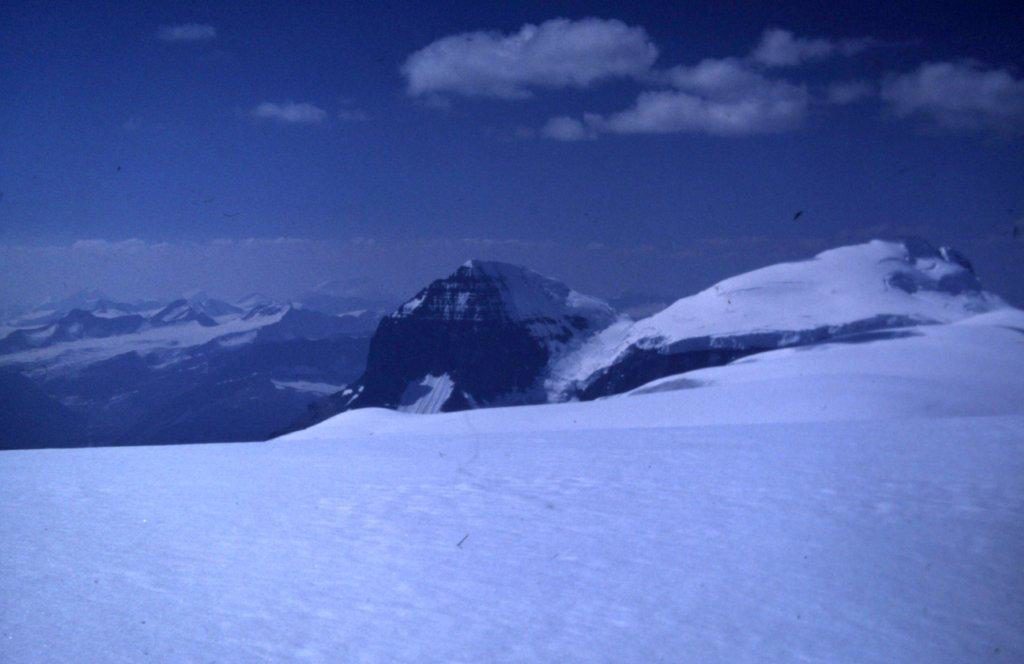 The Twins, seen from Snow Dome