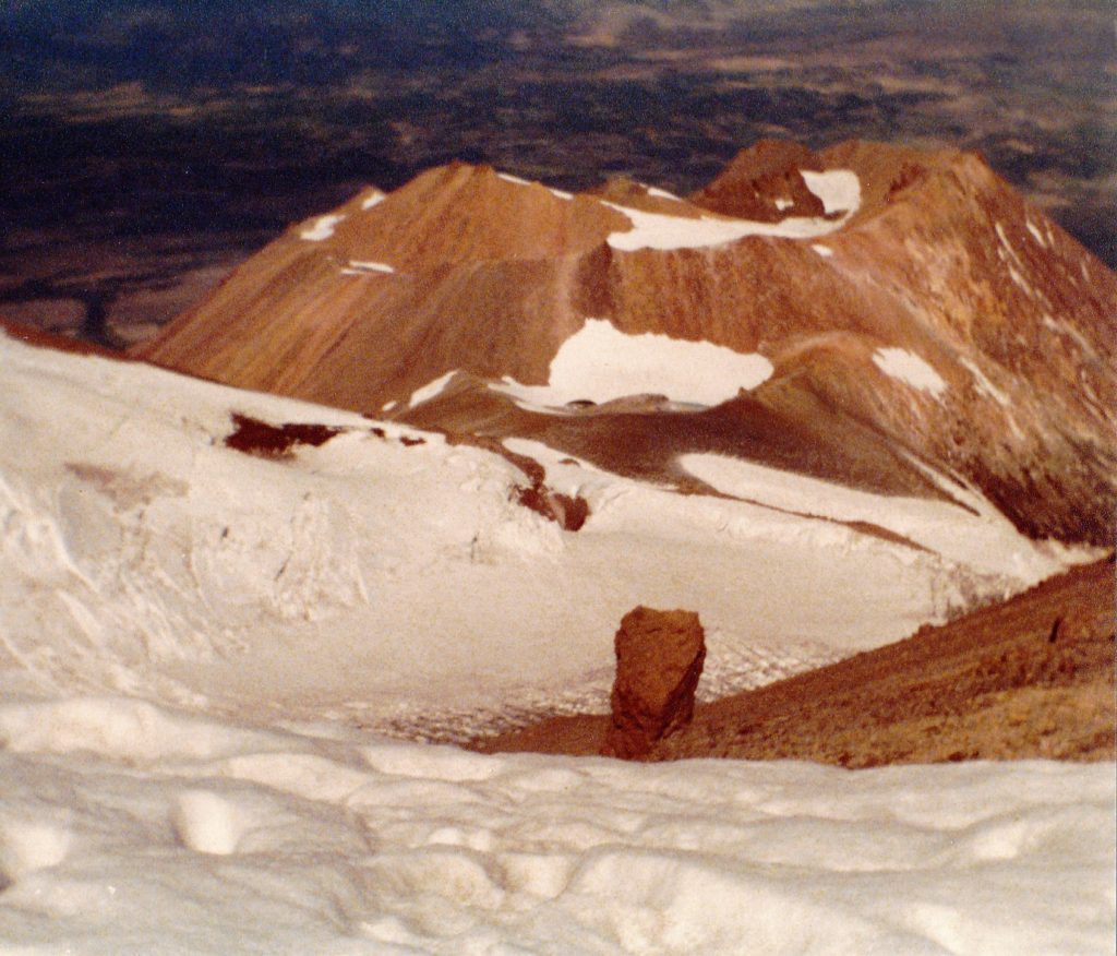 Looking towards Shastina from around 14,000 feet